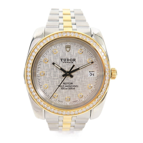 TUDOR Classic 38mm Automatic Watch 21023 Stainless Steel/18K Yellow Gold Silver