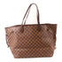 LOUIS VUITTON LV GHW Neverfull GM Shoulder Tote Bag N51106 Damier Ebene Brown