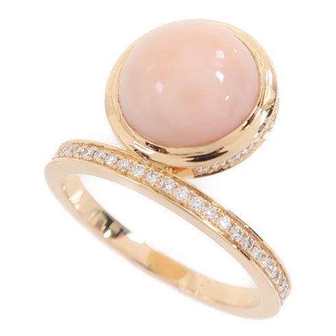 HERMES Diamond Ring US#6 18K Pink Gold