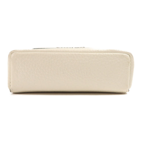 Michael Kors SHW Jet Set Phone Bag 2 Way Bag 32S3SJ6C2L-085 Calfskin White