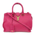 SAINT LAURENT YSL GHW Y Cabas 2way Shoulder Bag 311210 Calfskin Leather Pink