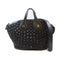 GIVENCHY GHW Nightingale Studded Bag 2 Way Shoulder Handbag Nylon Black