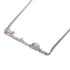 Christian Dior CD Necklace Accessories Metal Silver