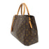 LOUIS VUITTON LV GHW Montaigne MM 2 Way Bag Handbag M41056 Monogram Brown v2