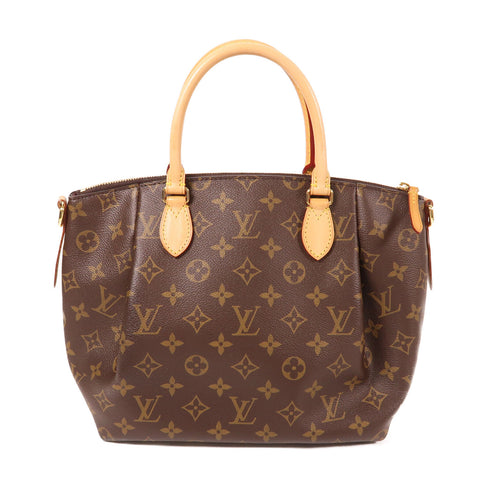 LOUIS VUITTON LV GHW Turenne PM 2 Way Shoulder Bag Handbag M48814 Monogram Brown v1