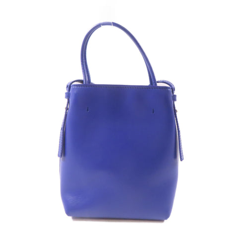 Chloe 2 Way Shoulder Crossbody Handbag Calfskin Leather Blue