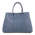 HERMES PHW Garden Party 36 Hand Bag Clemence Leather Blue