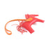 HERMES Rodeo MM Charm Swift Leather Red Orange