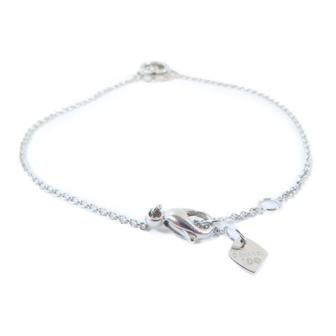 CHANEL CC Coco Crush Bracelet 18K White Gold #16.75cm
