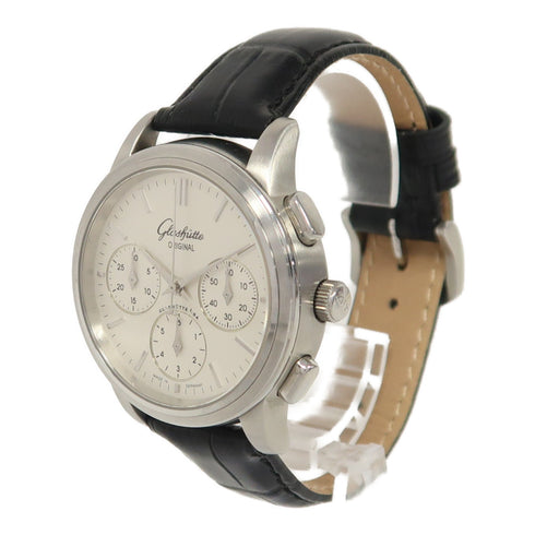 GLASHUTTE ORIGINAL Senator Chronograph Automatic Watch Steel Silver
