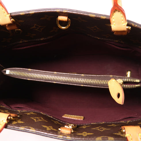 LOUIS VUITTON LV GHW Montaigne MM 2 Way Shoulder Bag M41056 Monogram Brown