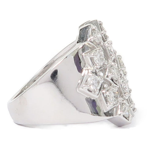 Fine Jewelry 1.25ct Diamond Ring PT900 Platinum US#6