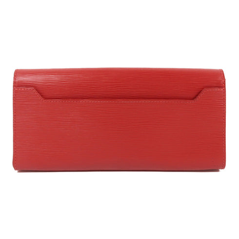 LOUIS VUITTON LV SHW Sevigne Clutch Shoulder Bag Epi Red