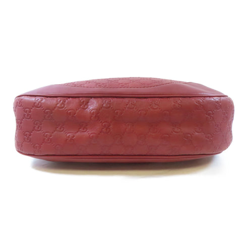 GUCCI GG GHW Shoulder Handbag 203503 Calfskin Leather Red