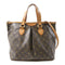 LOUIS VUITTON LV GHW Palermo 2 Way Bag M40145 Monogram Brown v2