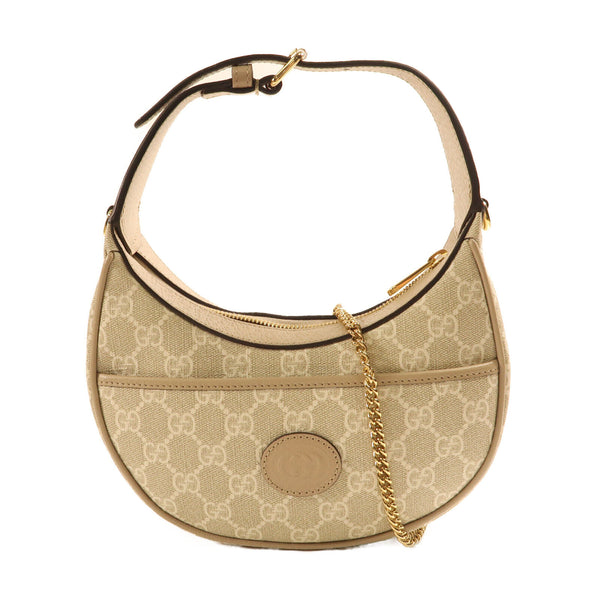 GUCCI GG GHW 2 Way Shoulder Bag Canvas 726843 Brown