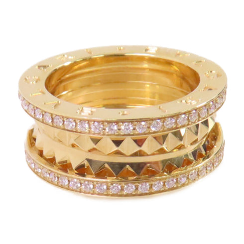 BVLGARI B.Zero1 Rock Diamond Ring US#4.5 Bvlgari#49 18K Yellow Gold