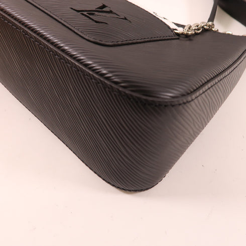 LOUIS VUITTON LV SHW Marelle Handbag Shoulder Bag M80689 Epi Leather Black/White