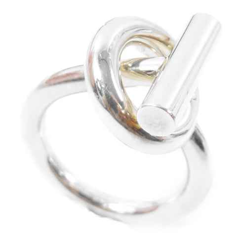 HERMES Echappee Large Model Ring 925 Sterling Silver US#13