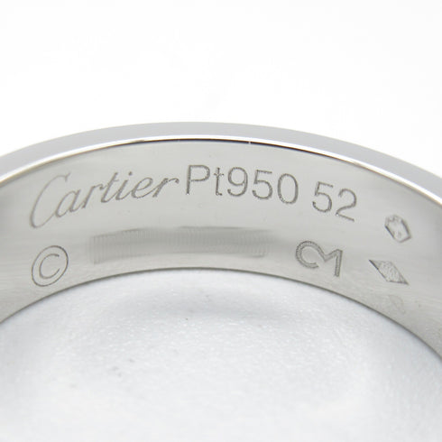 CARTIER Love Wedding Ring B4084900 PT950 Platinum Cartier#52 US#6