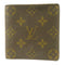 LOUIS VUITTON LV Fold Wallet M60929 Monogram Brown