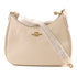 COACH GHW Shoulder Bag Calfskin Leather