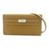 HERMES PHW Kelly To Go Shoulder Bag Epsom Leather Gold Brown