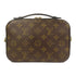 LOUIS VUITTON LV GHW Saintonge Shoulder Bag M43555 Monogram Brown/Black v1