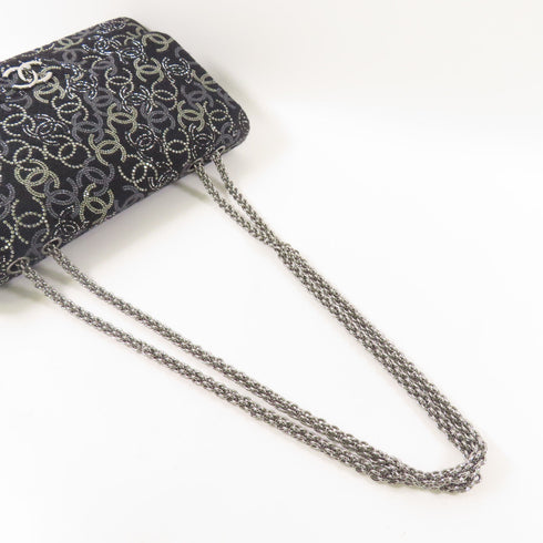 CHANEL CC SHW Chain Shoulder Bag Canvas