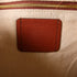 COACH GHW Clutch Bag Pouch Calfskin Leather White/Brown