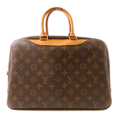 LOUIS VUITTON LV GHW Deauville Handbag M47270 Monogram Brown v2