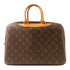 LOUIS VUITTON LV GHW Deauville Handbag M47270 Monogram Brown v2