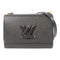 LOUIS VUITTON LV GHW Twist MM Chain Shoulder Bag M21117 Epi Leather Black