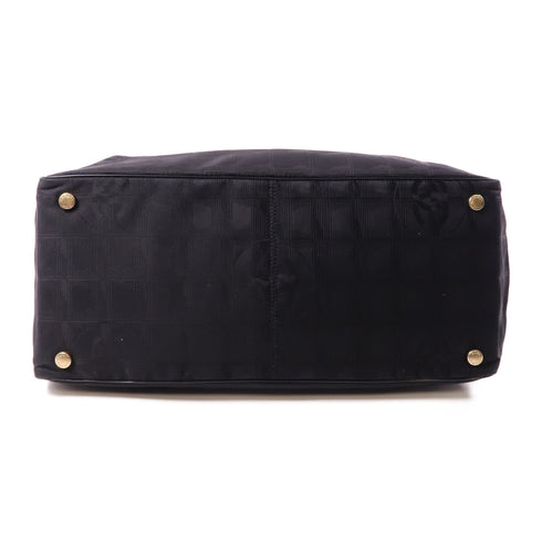 CHANEL CC New Travel Line Tote Bag Shoulder Nylon Black