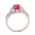 FINE JEWELRY 1.87ct Ruby 1.24ct Diamond Ring PT900 Platinum US#6.5