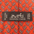 HERMES Tie Ties Silk Red