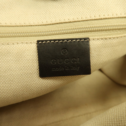 GUCCI GG GHW Shoulder Bag 211944 Canvas Brown