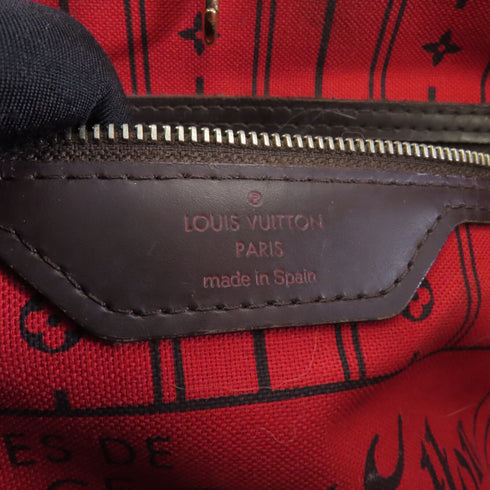 LOUIS VUITTON LV GHW Neverfull MM Tote Bag Handbag N41358 Damier Brown