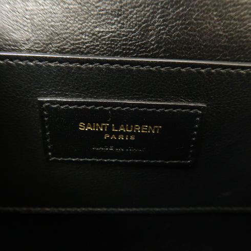 SAINT LAURENT YSL GHW Solferino Shoulder Bag 634305 Calfskin Leather Brown