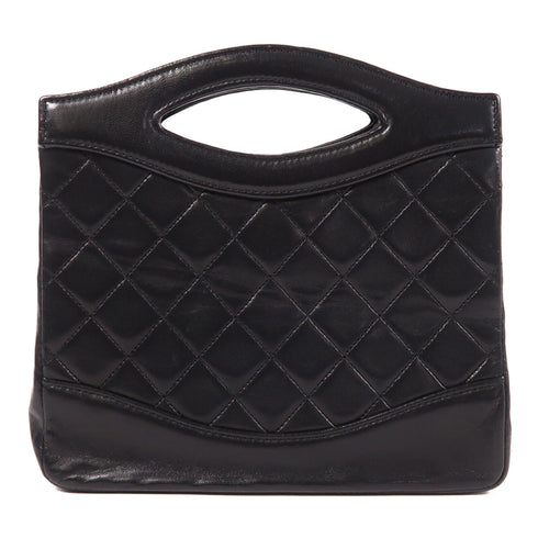 CHANEL CC GHW Chanel 31 Bag Vintage Calfskin Leather Black