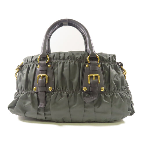 PRADA GHW 2 Way Shoulder Bag BN1407 Nylon