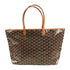 GOYARD Tote Bag Coated Canvas Brown