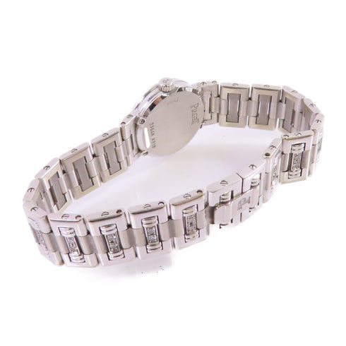 PIAGET Dancer Diamond Quartz Watch 5964AK818 18K White Gold Silver