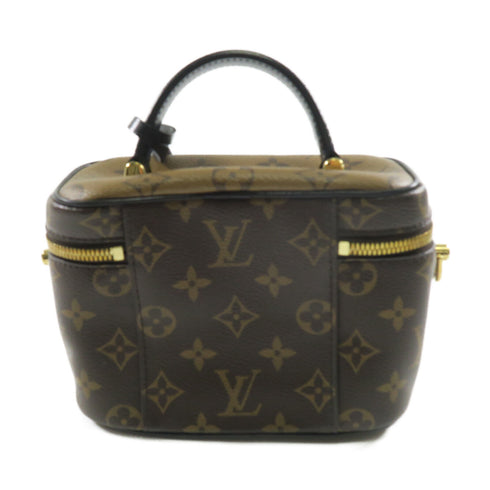 LOUIS VUITTON LV GHW Vanity PM Shoulder Hand Bag Monogram M45165 Brown
