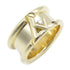 LOUIS VUITTON LV Berg Band Ring 18K Yellow Gold Diamond US#6/JP#11/LV#51