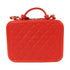 CHANEL Quilted CC GHW Vanity Case 2Way Shoulder Bag Handbag Calfskin Leather Red