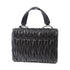 MIU MIU SHW 2 Way Bag Calfskin Leather Black
