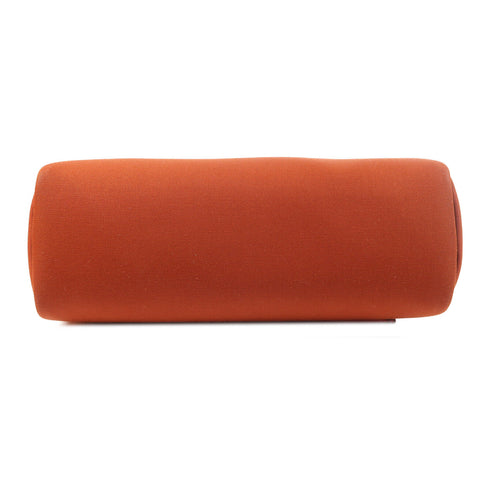 HERMES PHW Herbag PM 2 Way Bag Canvas/Leather Red/Brown