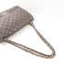 CHANEL CC SHW Maxi Classic Chain Shoulder Bag Calfskin Leather Gray Grey