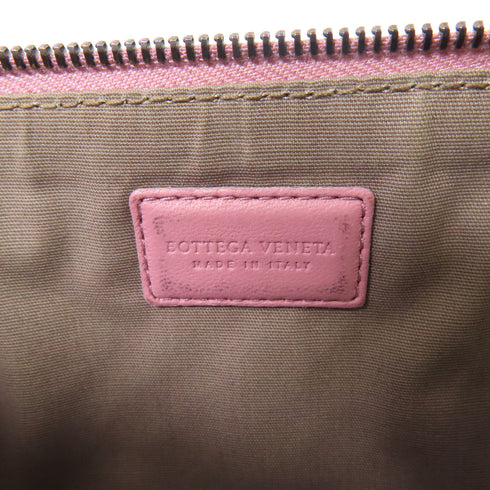 BOTTEGA VENETA Pouch Leather Pink